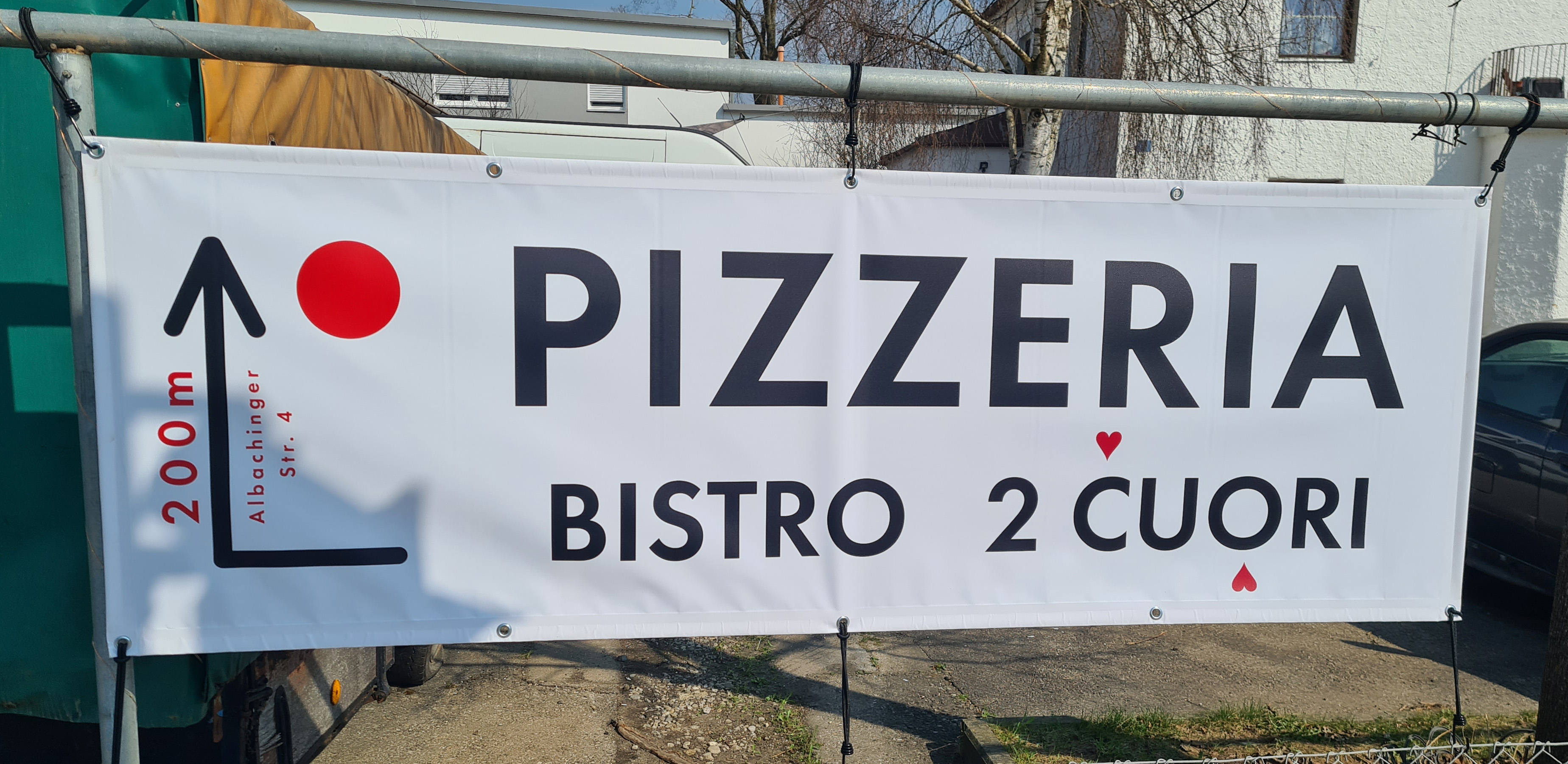 Bistro 2 Couri Werbebanner